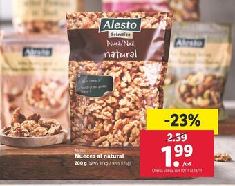 Lidl Nueces alesto oferta