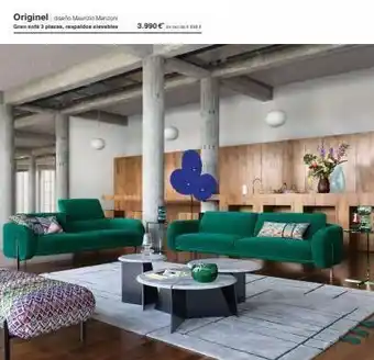 Roche Bobois Originel-do maurizio manzon gran sota 3 plazas, respaldos elevables 3.990 €... like oferta