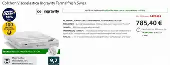 Colchón Exprés Colchon viscoelastica ingravity termalfresh swiss oferta flash ce ingravity 58% dto 100 noches de prueba regalo: rellen oferta