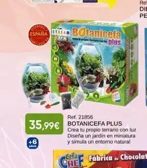 Todojuguete Hado españa +6 anos cefa botanicefa chef ref. 21856 35,99€ botanicefa plus plus crea tu propio terrario con luz dise oferta