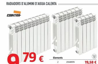 Bauhaus Radiador de aluminio de agua oferta