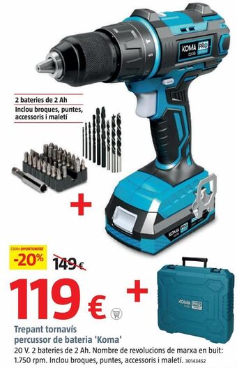 Bauhaus Taladro atornillador oferta