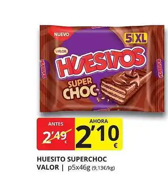 Supermercados MAS Huesito superchoc valor oferta