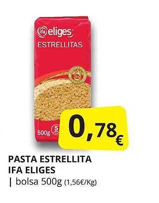 Supermercados MAS Pasta estrellita ifa eliges oferta