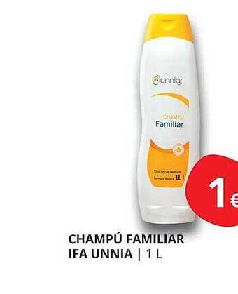 Supermercados MAS Champú familiar ifa unnia oferta