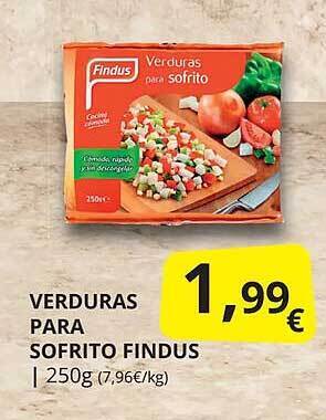Supermercados MAS Verduras para sofrito findus oferta