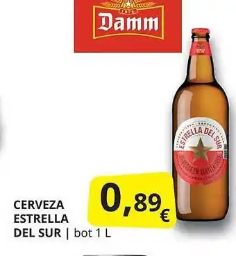 Supermercados MAS Cerveza estrella del sur damm oferta