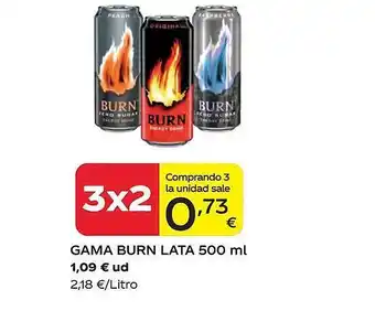 Supermercados MAS Gama burn lata oferta