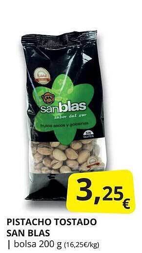 Supermercados MAS Pistacho tostado san blas oferta