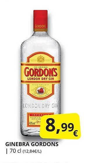 Supermercados MAS Ginebra gordons oferta