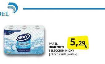 Supermercados MAS Papel higiénico selección nicky oferta