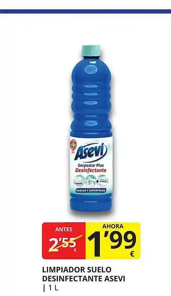 Supermercados MAS Limpiador suelo desinfectante asevi oferta