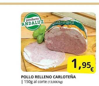 Supermercados MAS Pollo relleno carloteña oferta