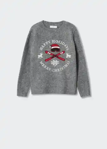 Mango Kids Jersey punto bordado oferta