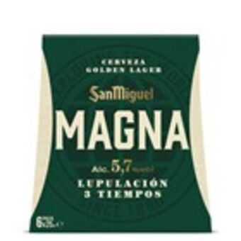 Plusfresc Cervesa magna san miguel 6 unitats, 1.2 litres oferta