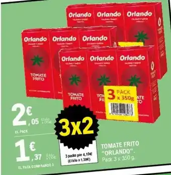 E.Leclerc "Orlando" Tomate Frito 3 x 350g oferta