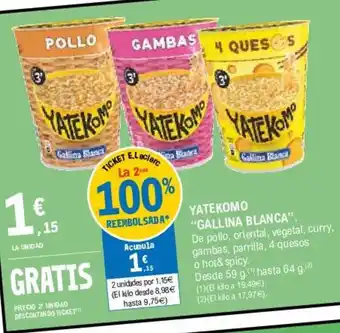 E.Leclerc "Gallina Blanca" Yatekomo oferta