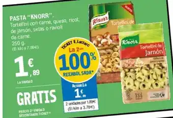 E.Leclerc "Knorr" Pasta 250g oferta