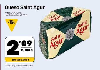 AhorraMas Queso saint agur oferta