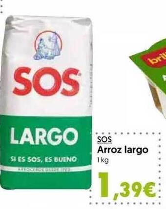 Hiper Usera Sos arroz largo oferta