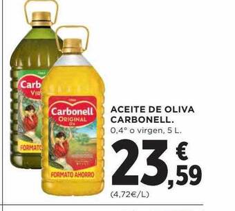Hipercor Aceite de oliva carbonell oferta