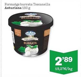 Sorli Formatge burrata toscanella asturiana oferta