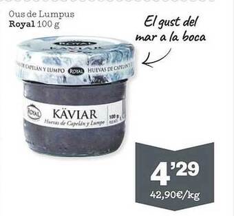Sorli Ous de lumpus royal oferta