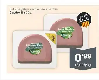 Sorli Paté de pebre verdo o fines herbes capdevila oferta