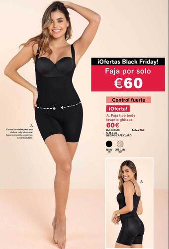 Leonisa Faja tipo body levanta glúteos oferta