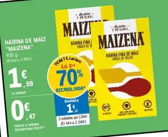E.Leclerc "Maizena" Harina de Maíz 400g oferta