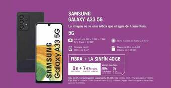 Yoigo Samsung galaxy a33 5g oferta