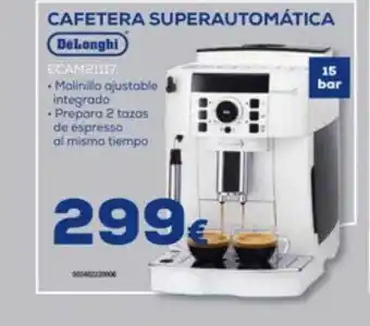 Delonghi cafetera superautomática ecam21117