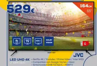 Jvc led uhd 4k lt-65vu3100
