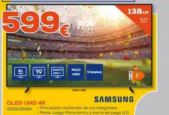 Euronics Samsung qled uhd 4k qe55q65ba oferta