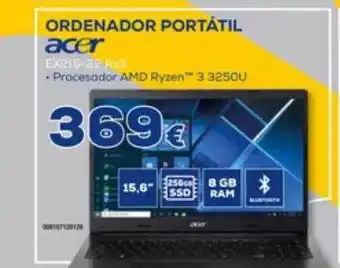 Euronics Ordenador portátil acer ex21s-22 rz3 oferta