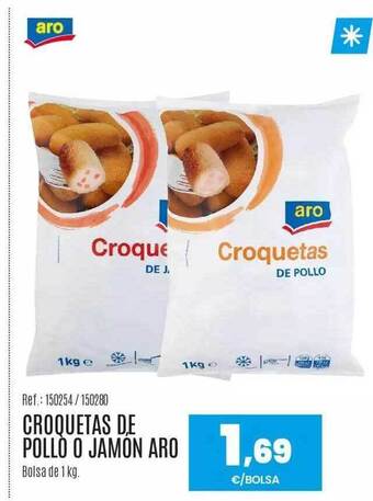 Makro Croquetas de pollo o jamón aro oferta