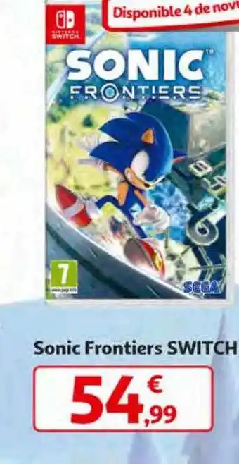 Alcampo Sonic frotiers switch oferta