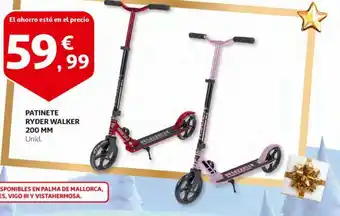 Alcampo Patinete ryder walker oferta
