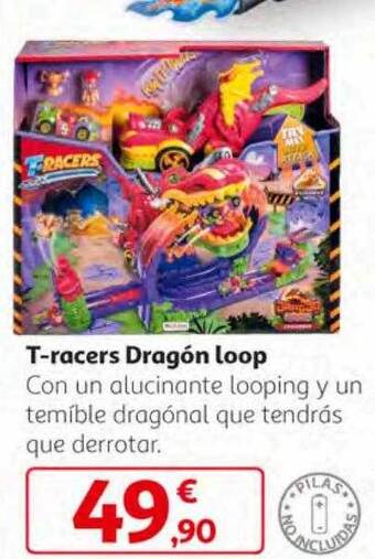 Alcampo T-racers dragón loop oferta