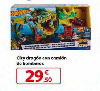 Alcampo City dragón con camión de bomberos oferta