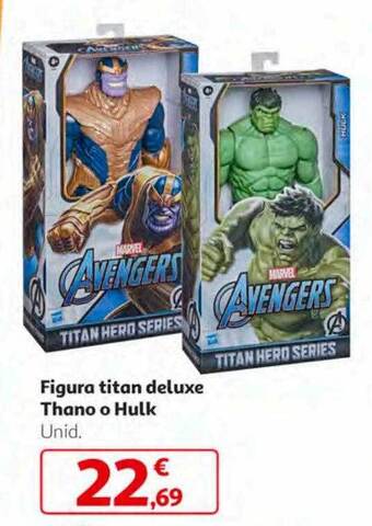 Alcampo Figura titan deluxe thano o hulk oferta