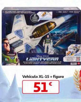 Alcampo Vehículo xl-15 + figura oferta