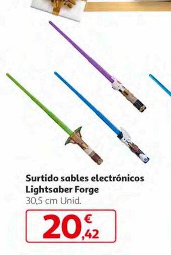 Alcampo Surtido sables electrónicos lightsaber forge oferta
