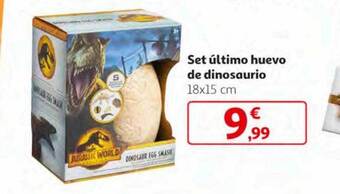 Alcampo Set último huevo de dinosaurio oferta
