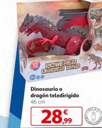 Alcampo Dinosaurio o dragón teledirigido oferta