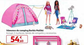 Alcampo Vámonos de camping barbie malibú oferta