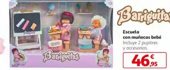 Alcampo Escuela con muñeca bebé oferta