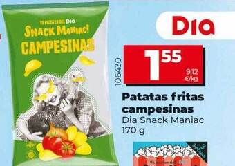 Dia Patatas fritas campesinas dia snack maniac oferta