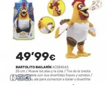 Juguettos Bartolito bailarín oferta