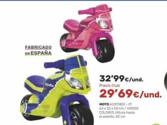 Juguettos Moto oferta